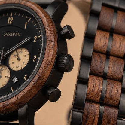 Reloj Atlas — Madera Natural