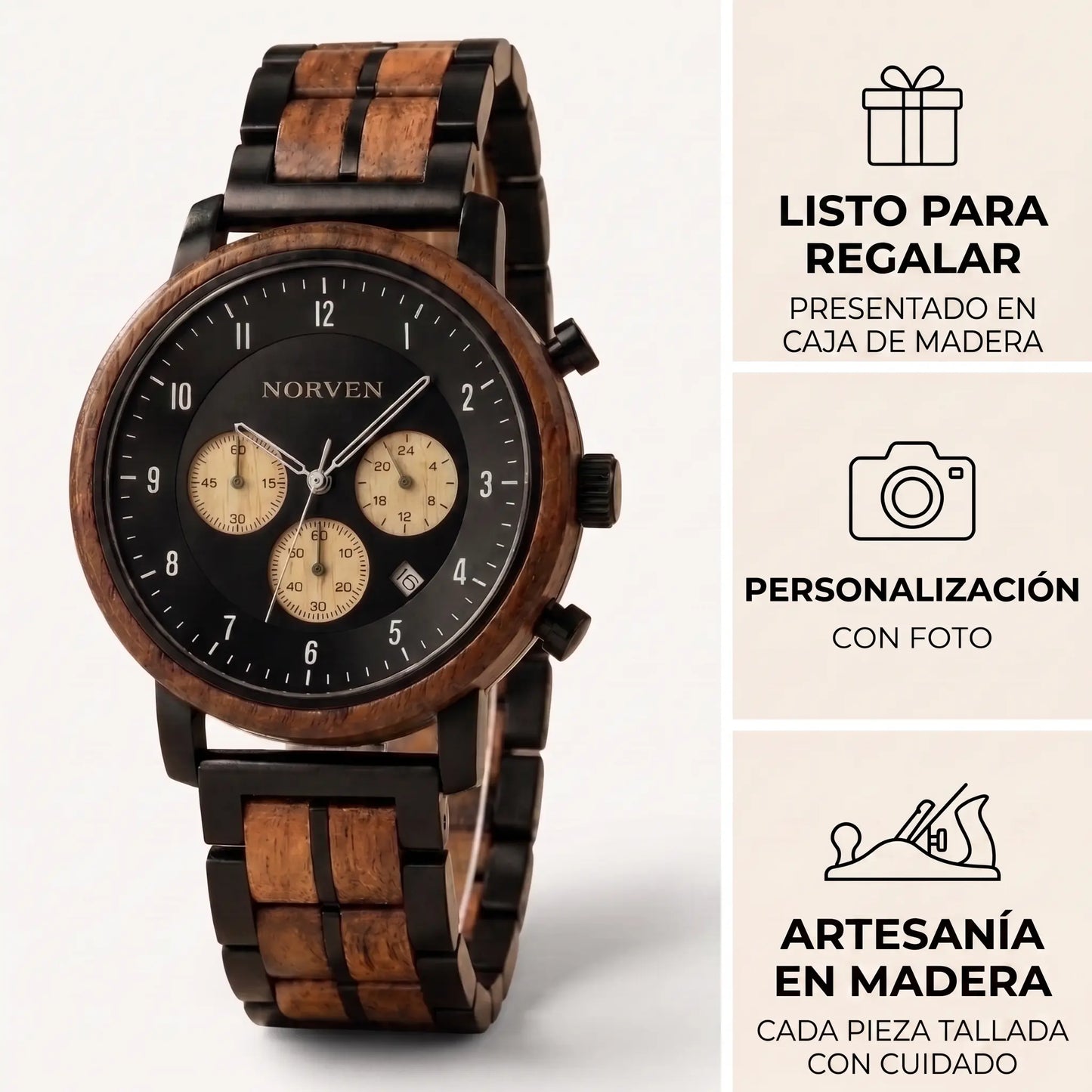 Reloj Atlas — Grabado Personalizado Incluido