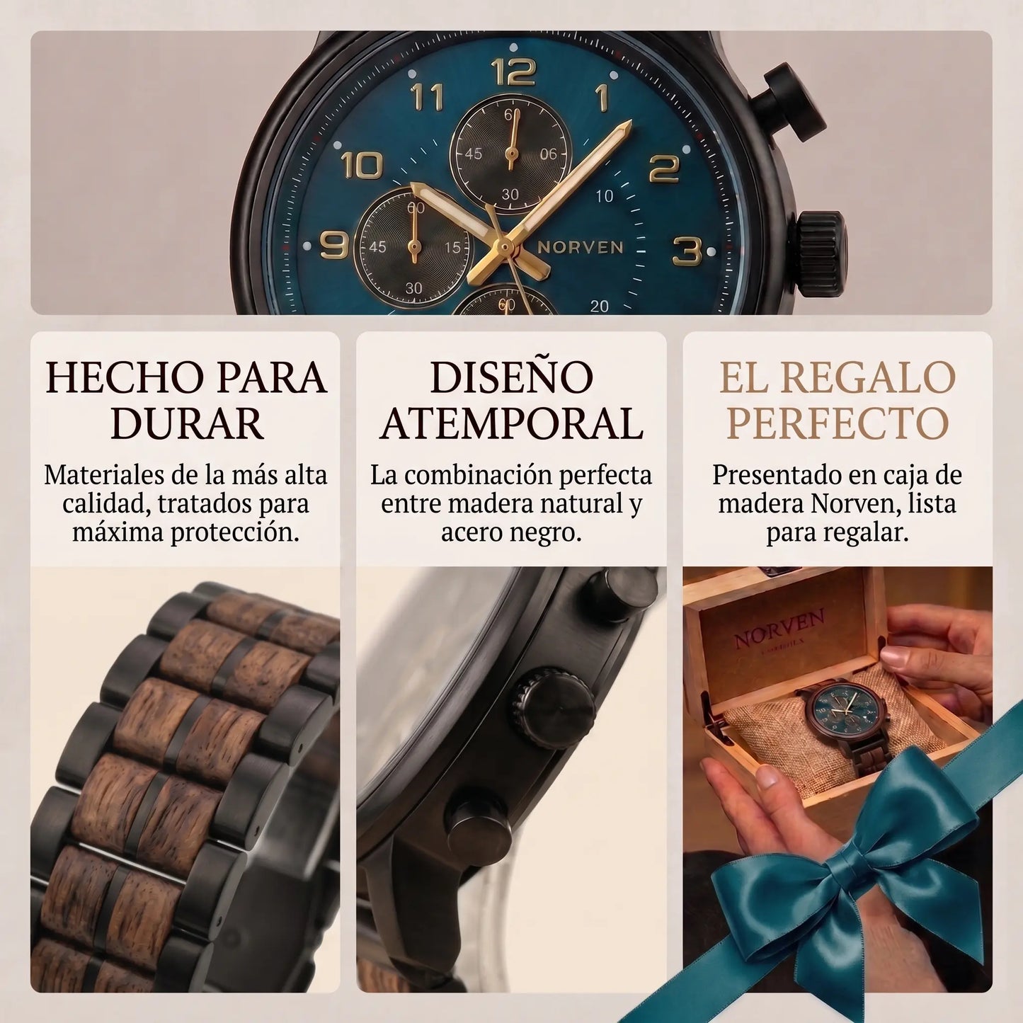 Reloj Soren — Grabado Personalizado Incluido.