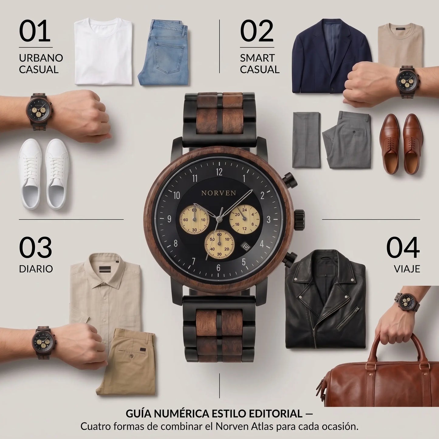 Reloj Atlas — Grabado Personalizado Incluido