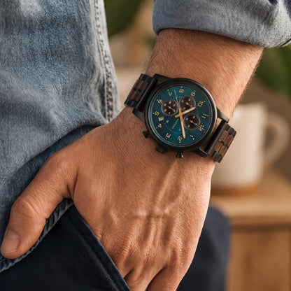 Reloj Soren — Madera Natural