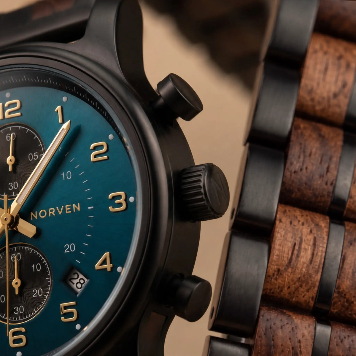 Reloj Soren — Madera Natural