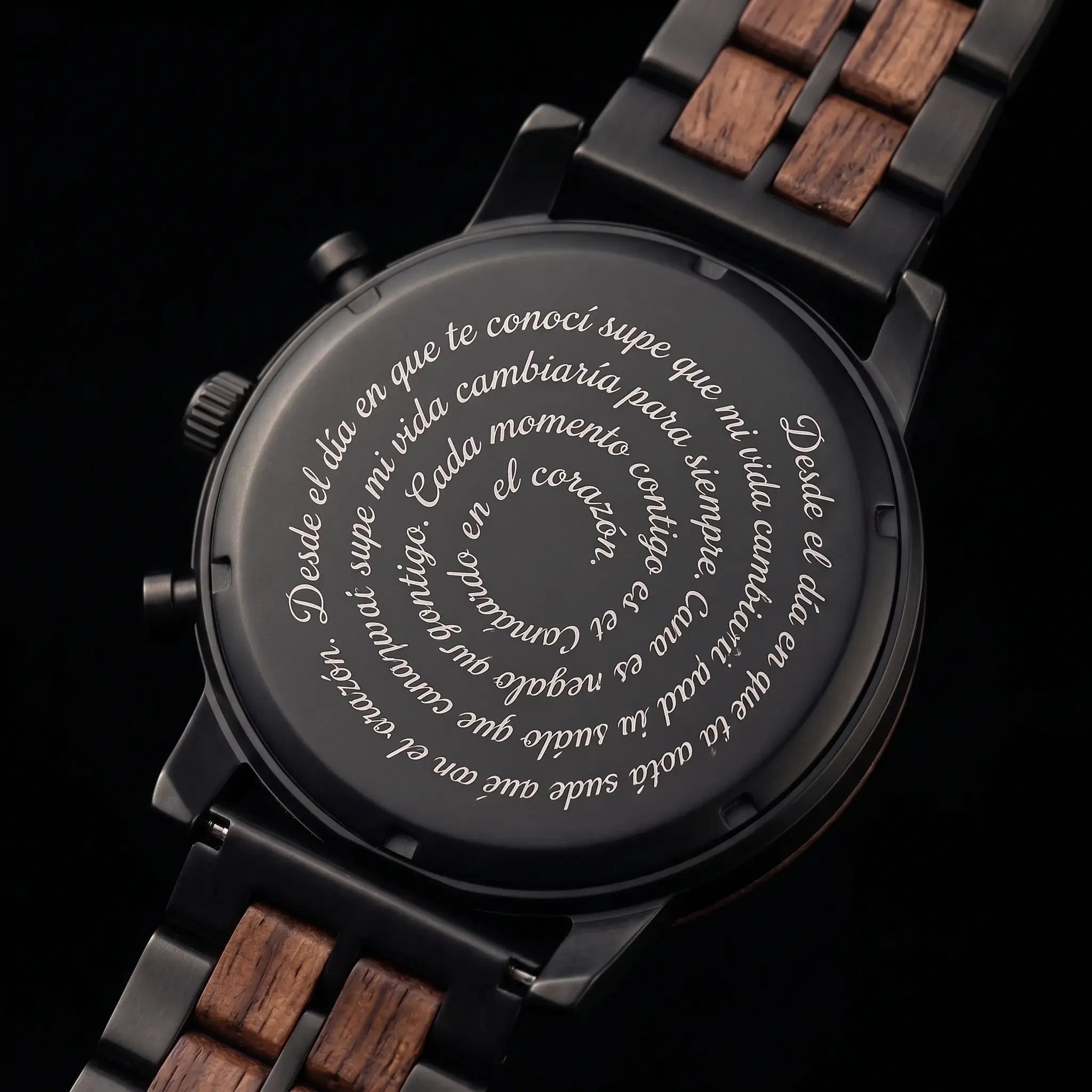 Un texto en espiral