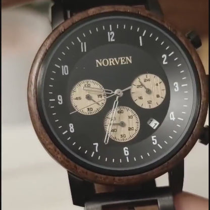 Reloj Atlas — Madera Natural